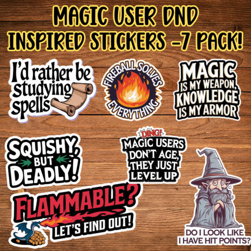 Wizard Stickers