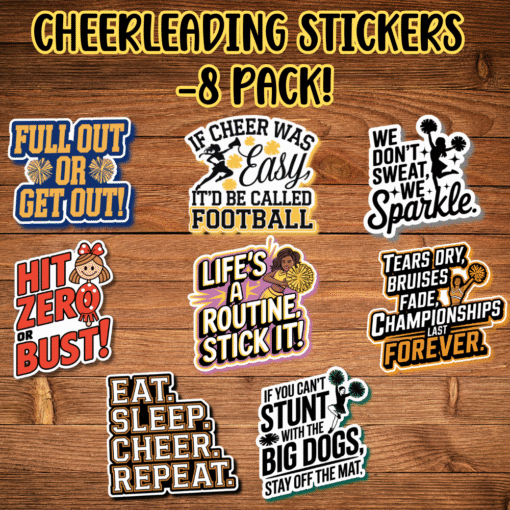 Cheerleader Stickers