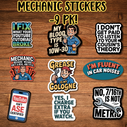 Mechanic Stickers