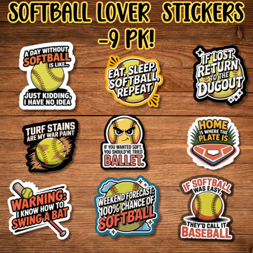 Softball Stickers