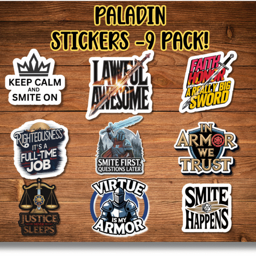 Paladin Stickers