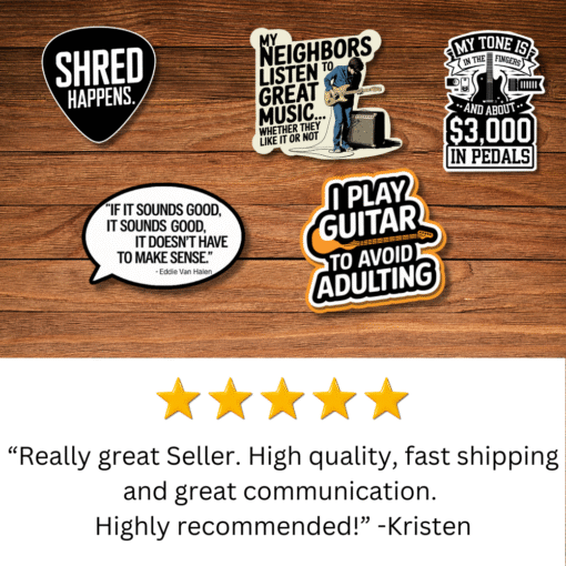 Guitar Player Stickers - Image 6