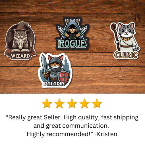 DnD Cat Stickers - Image 6