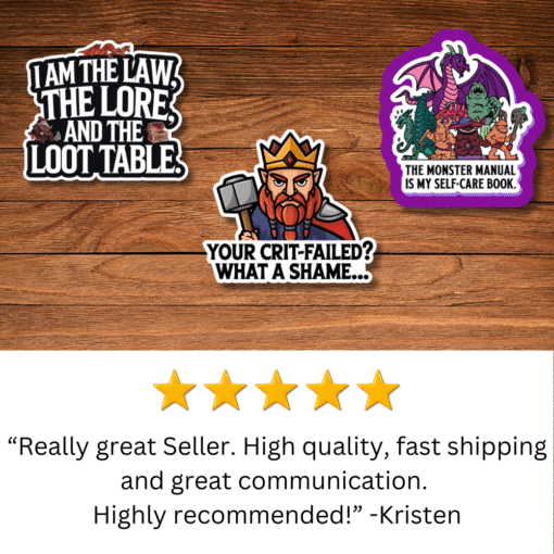 Dungeon Master Stickers - Image 6
