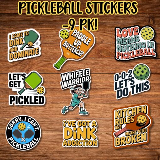 Pickleball Stickers