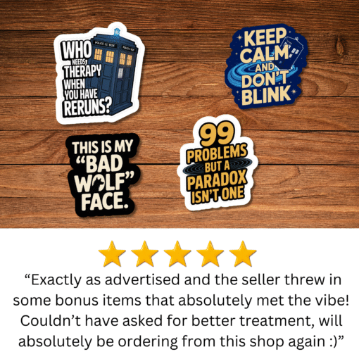 Dr. Who Stickers - Image 7