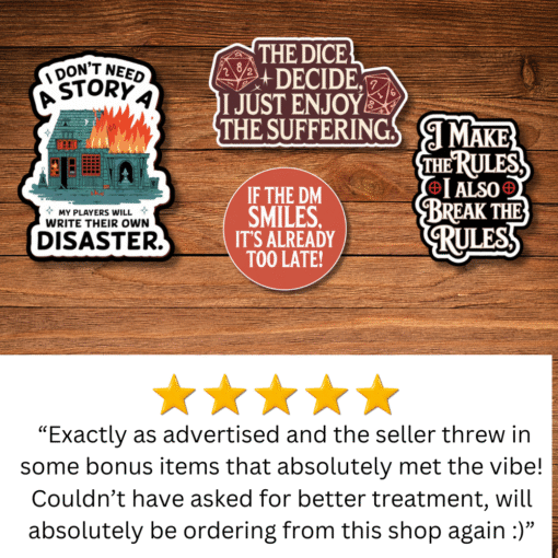 Dungeon Master Stickers - Image 7