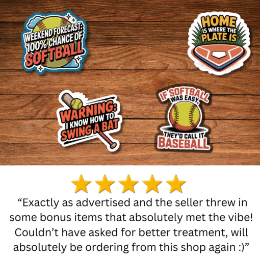 Softball Stickers - Image 7