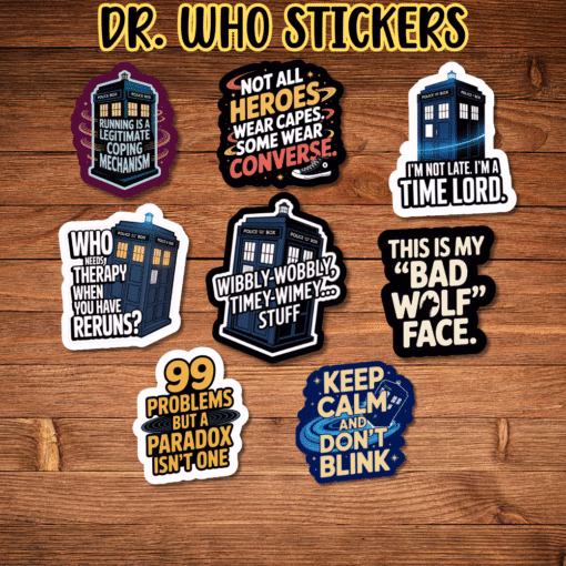 Dr. Who Stickers