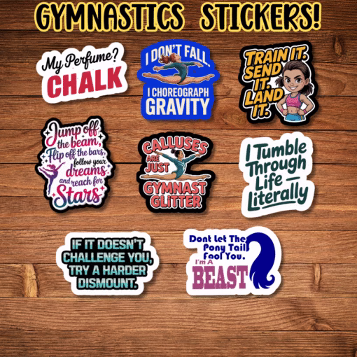 Gymnastics Sticker Pack