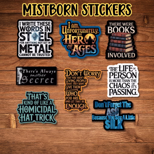 Mistborn Stickers