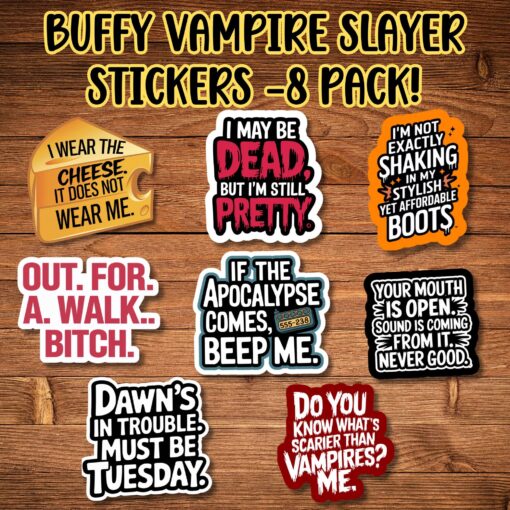Buffy Vampire Slayer Stickers