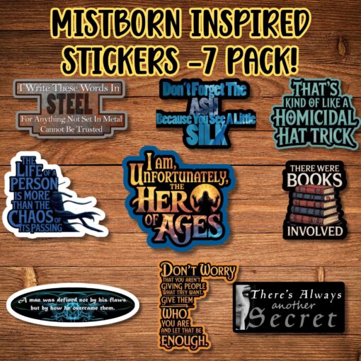 Mistborn Stickers