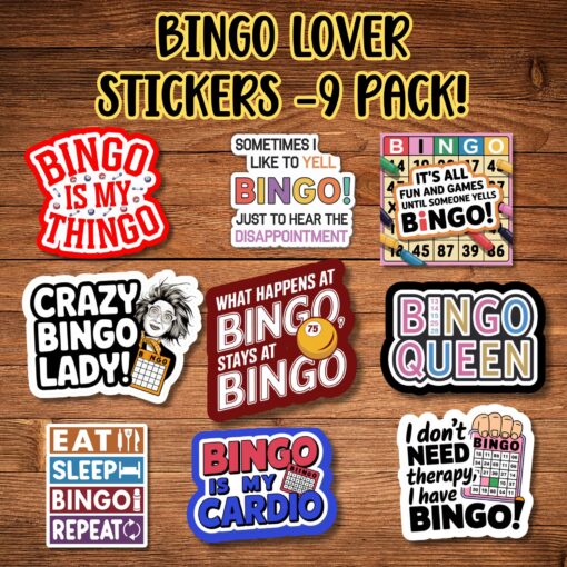 Bingo Lover Stickers