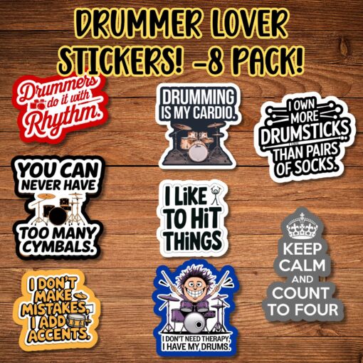 Drummer Stickers