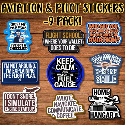 Pilot Sticker Set