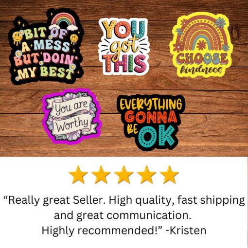 Motivational or Mental Health Stickers - Image 5