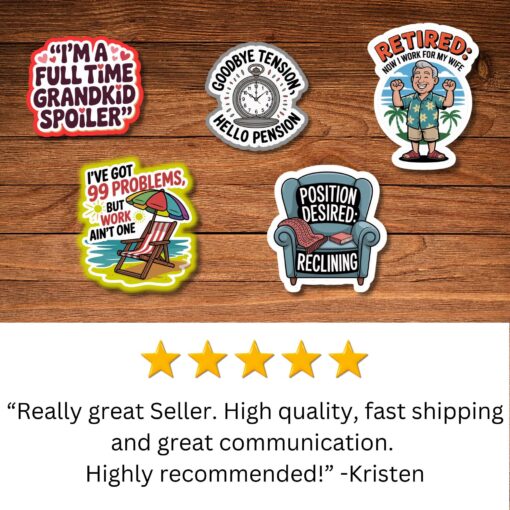 Retirement Stickers - Image 5