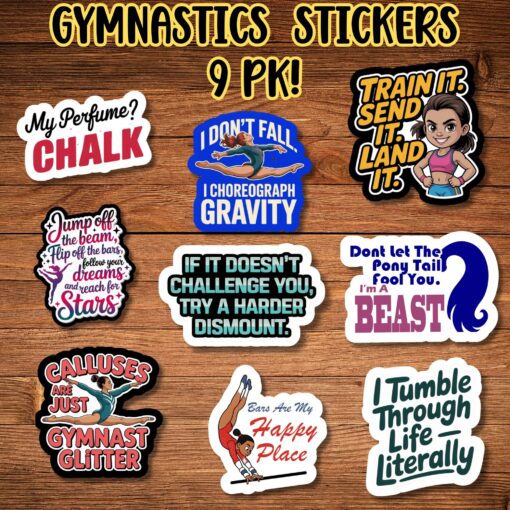 Gymnastics Sticker Pack