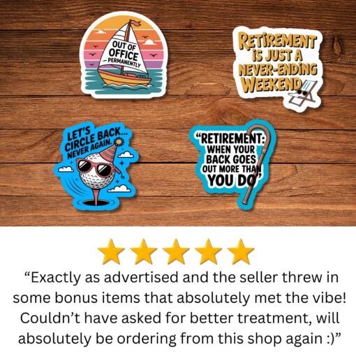 Retirement Stickers - Image 7