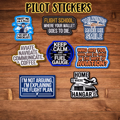 Pilot Sticker Set