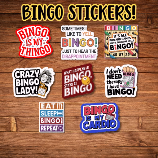 Bingo Lover Stickers