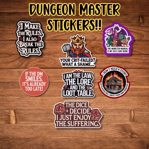 Dungeon Master Stickers